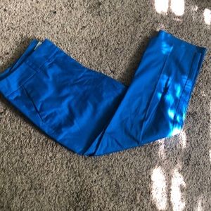 New York & Company Light Blue Work Capris